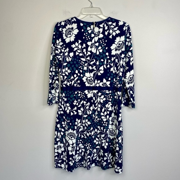 Draper James Blue Green White floral dress size M - Picture 8 of 12